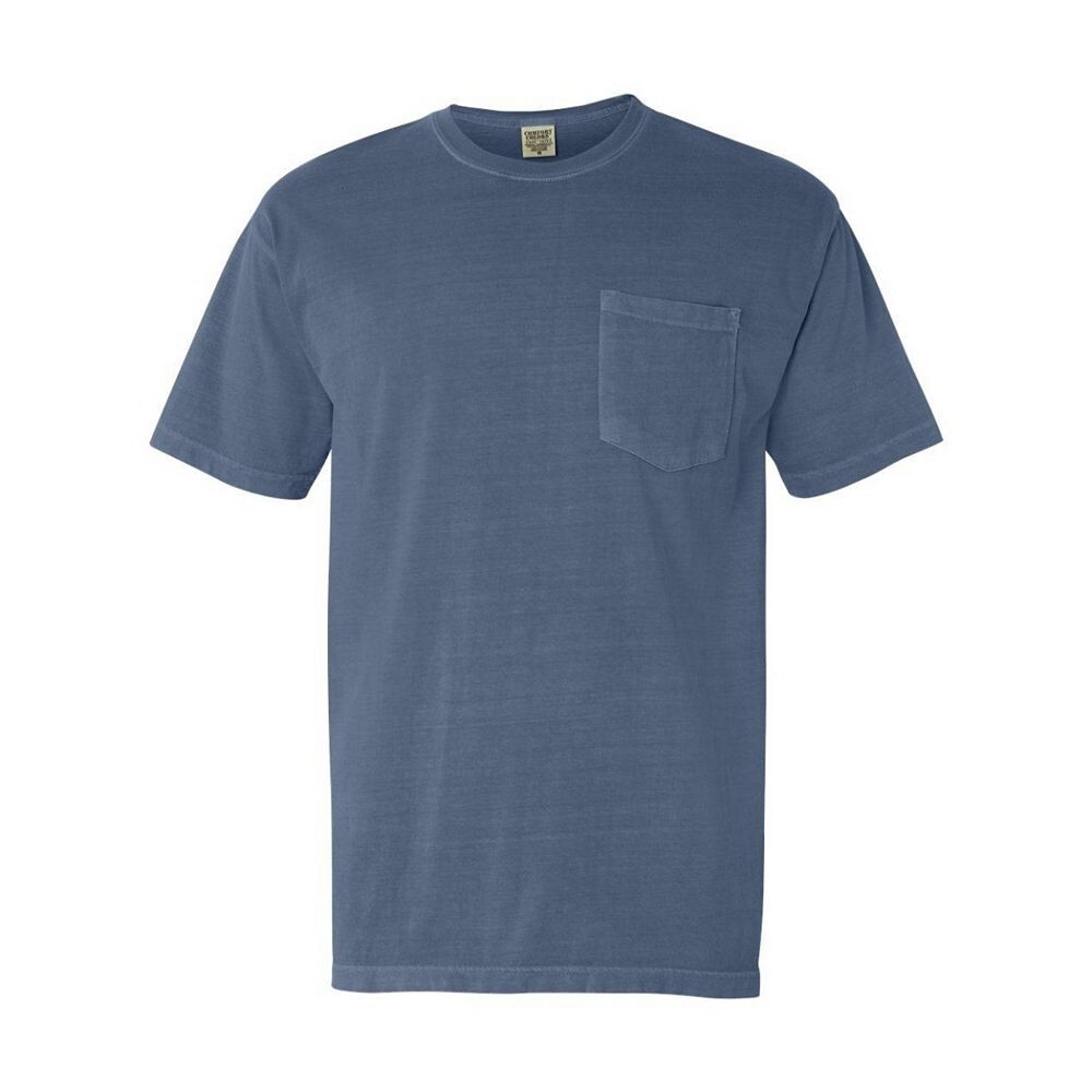 Плотная футболка с карманами Comfort Colors, окрашенная в готовом виде, цвет Blue Jean
Плотная футболка с карманами Comfort Colors, окрашенная в готовом виде, цвет Blue Jean