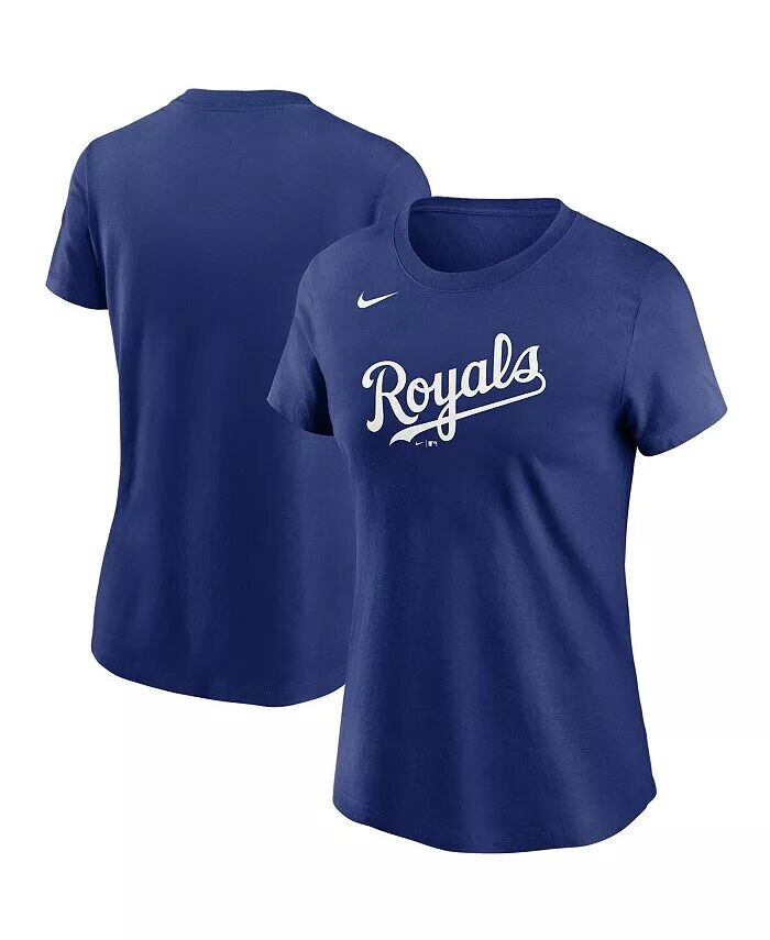 Женская футболка Royal Kansas City Royals с надписью Nike
Женская футболка Royal Kansas City Royals с надписью Nike