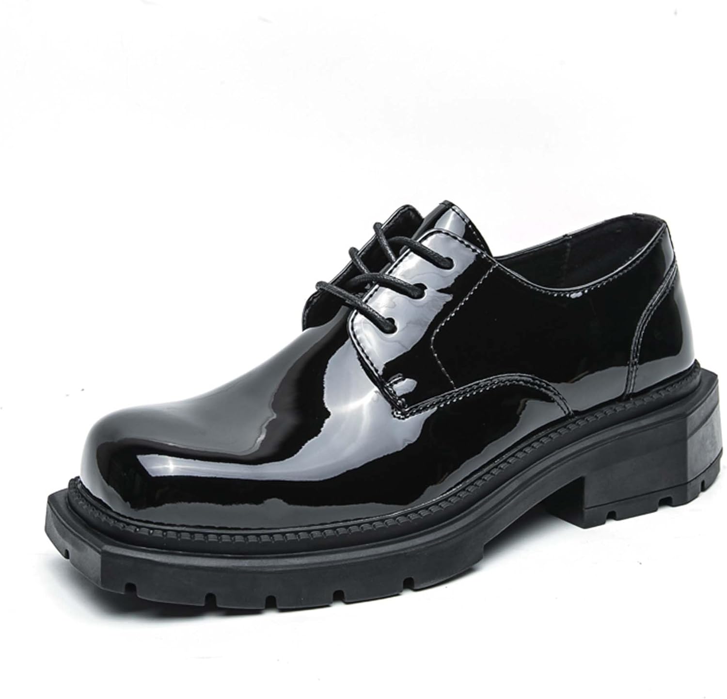 Мужские дерби с толстой подошвой, квадратный носок, лакированная кожа, блестящие, деловые, офисные, формальные туфли, противоскользящие, для повседневной носки, костюмов, свадебных банкетов, на платформе, кроссовки Generic, черный
Мужские дерби с толстой подошвой, квадратный носок, лакированная кожа, блестящие, деловые, офисные, формальные туфли, противоскользящие, для повседневной носки, костюмов, свадебных банкетов, на платформе, кроссовки Generic, черный