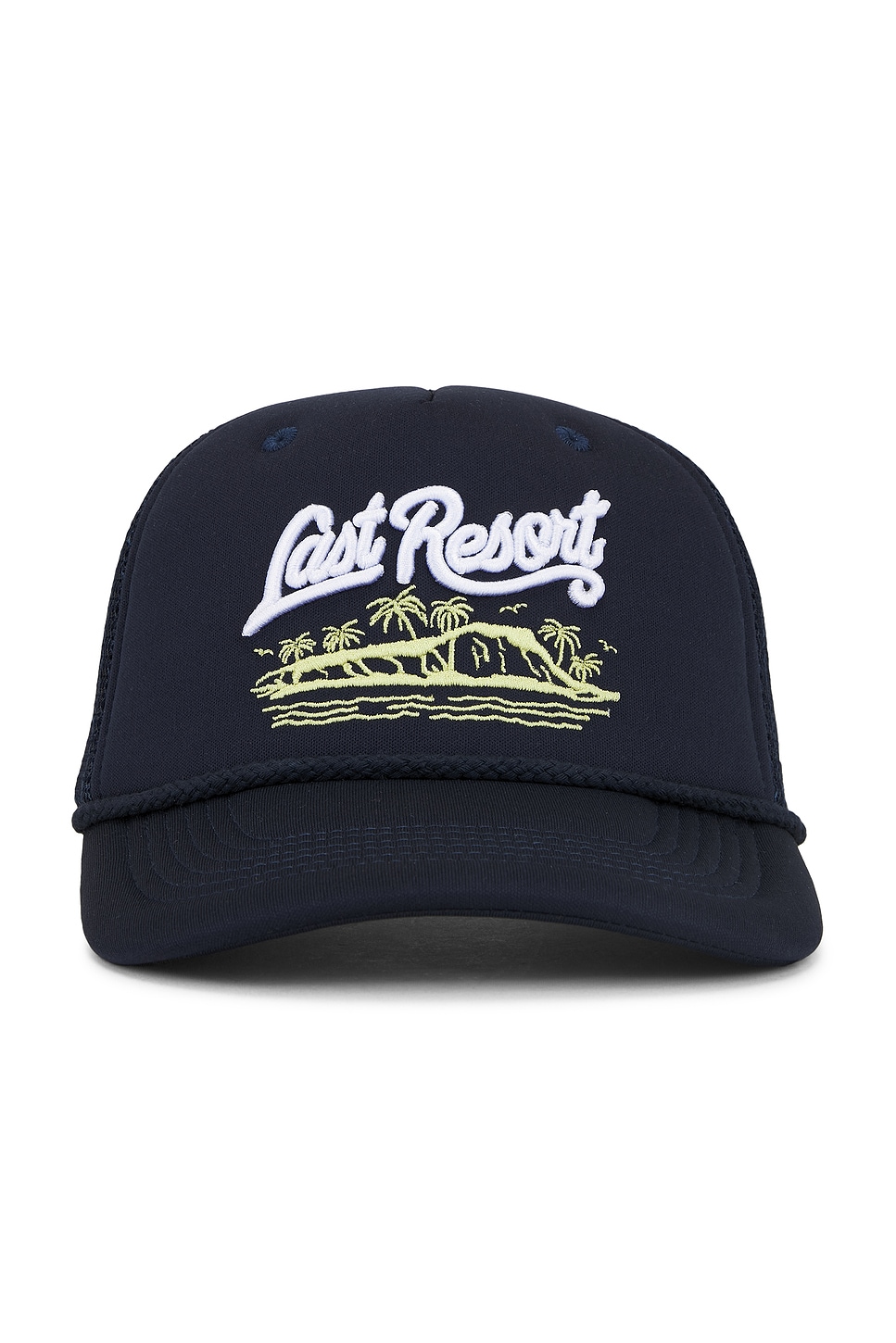 Пенная бейсболка "Last resort" от Hemlock Hat Co, navy 
Пенная бейсболка "Last resort" от Hemlock Hat Co, navy