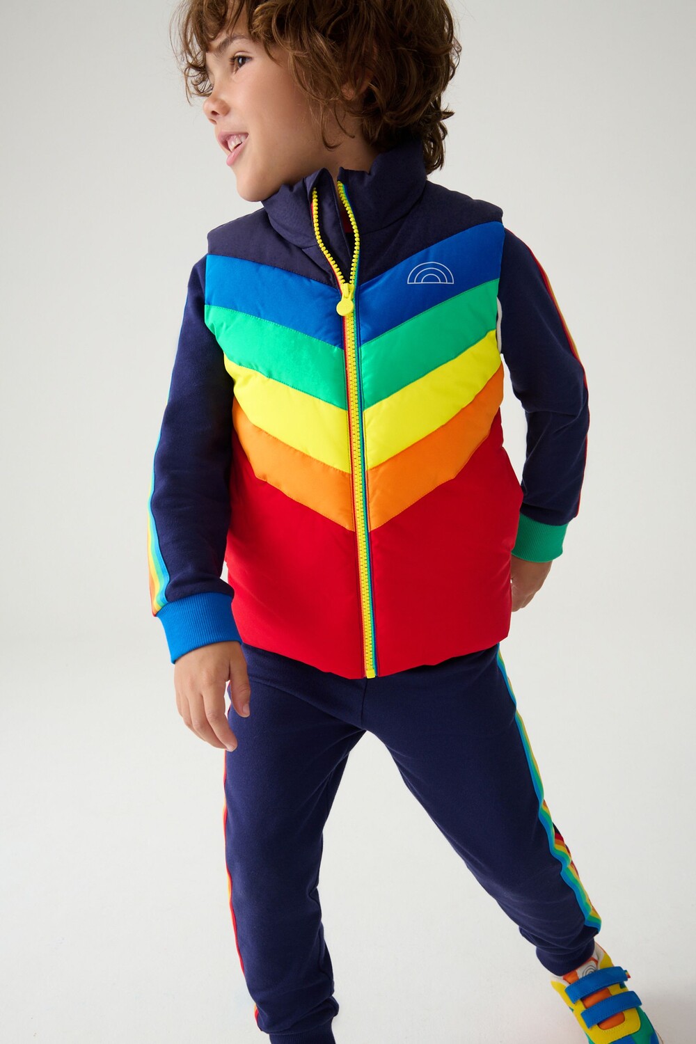 Жилет с радужными полосками, устойчивый к воздействию душа, с шевроном Little Bird By Jools Oliver, мультиколор
Жилет с радужными полосками, устойчивый к воздействию душа, с шевроном Little Bird By Jools Oliver, мультиколор