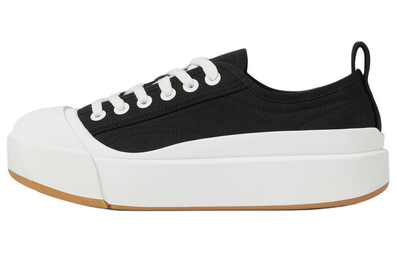 Vulcan Low Top Skateboard Shoes Men's Black White Bottega Veneta
Vulcan Low Top Skateboard Shoes Men's Black White Bottega Veneta