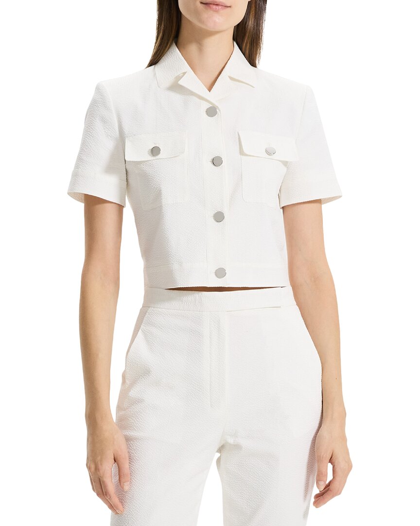 Укороченная куртка Theory, белый
Укороченная куртка Theory, белый