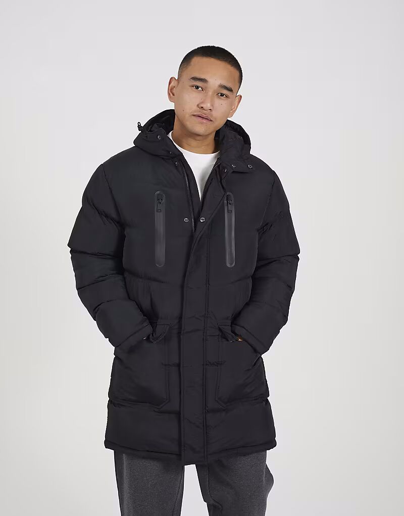 Утепленная куртка Longline с капюшоном черного цвета Brave Soul
Утепленная куртка Longline с капюшоном черного цвета Brave Soul