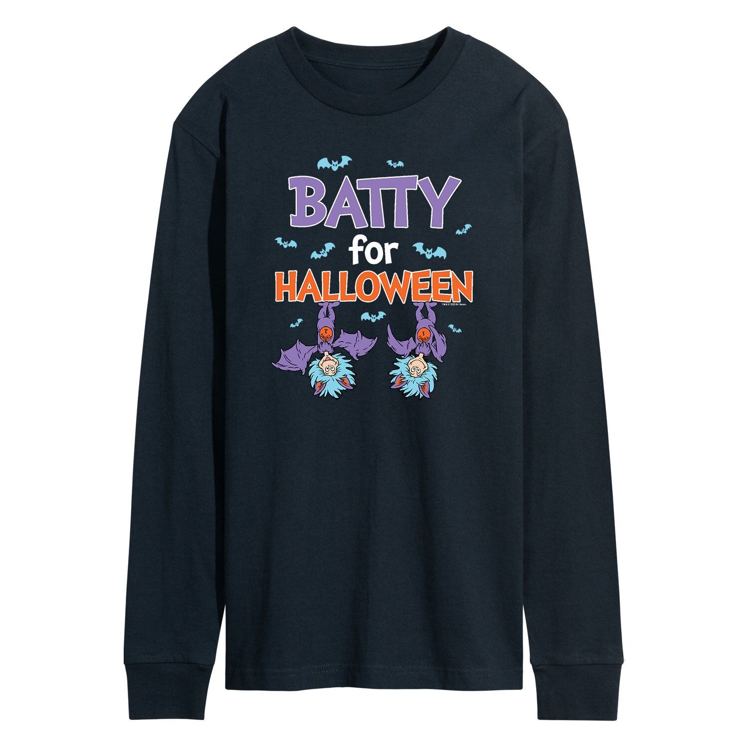 Мужская футболка с длинным рукавом Dr. Seuss Batty For Halloween Licensed Character
Мужская футболка с длинным рукавом Dr. Seuss Batty For Halloween Licensed Character