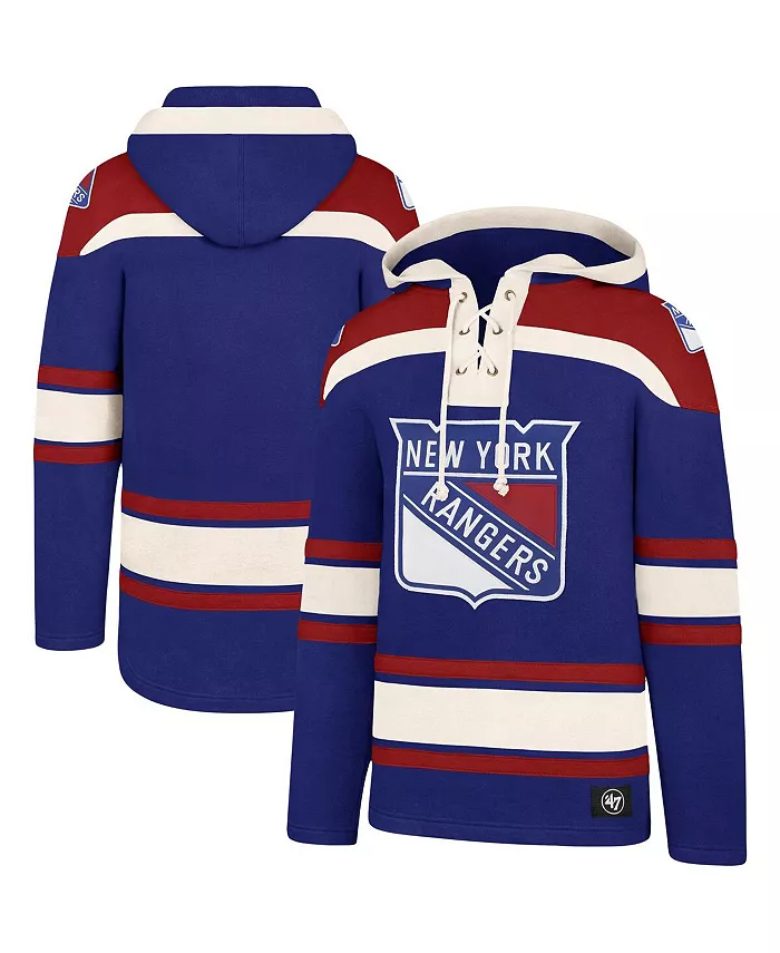 Мужской синий худи New York Rangers Superior Lacer на шнурках '47 Brand
Мужской синий худи New York Rangers Superior Lacer на шнурках '47 Brand