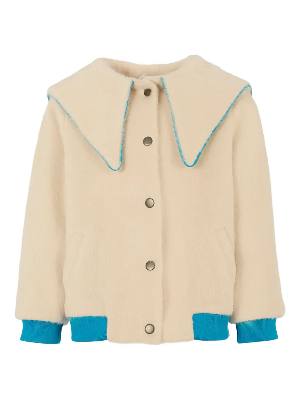 Куртка-бомбер с большим воротником и вышивкой Pangolini Kids, нейтральный
Куртка-бомбер с большим воротником и вышивкой Pangolini Kids, нейтральный