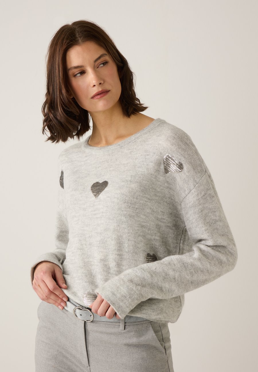 Джемпер More & More Jumper, Silvergrey Melange/Silver-Coloured
Джемпер More & More Jumper, Silvergrey Melange/Silver-Coloured