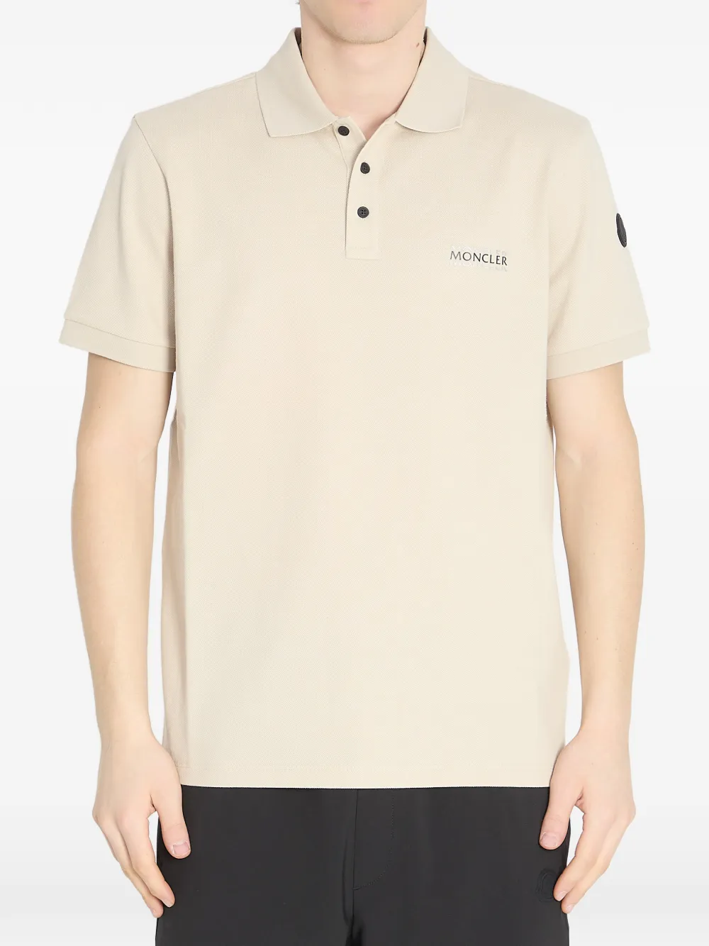 Поло с логотипом Moncler, бежевый
Поло с логотипом Moncler, бежевый