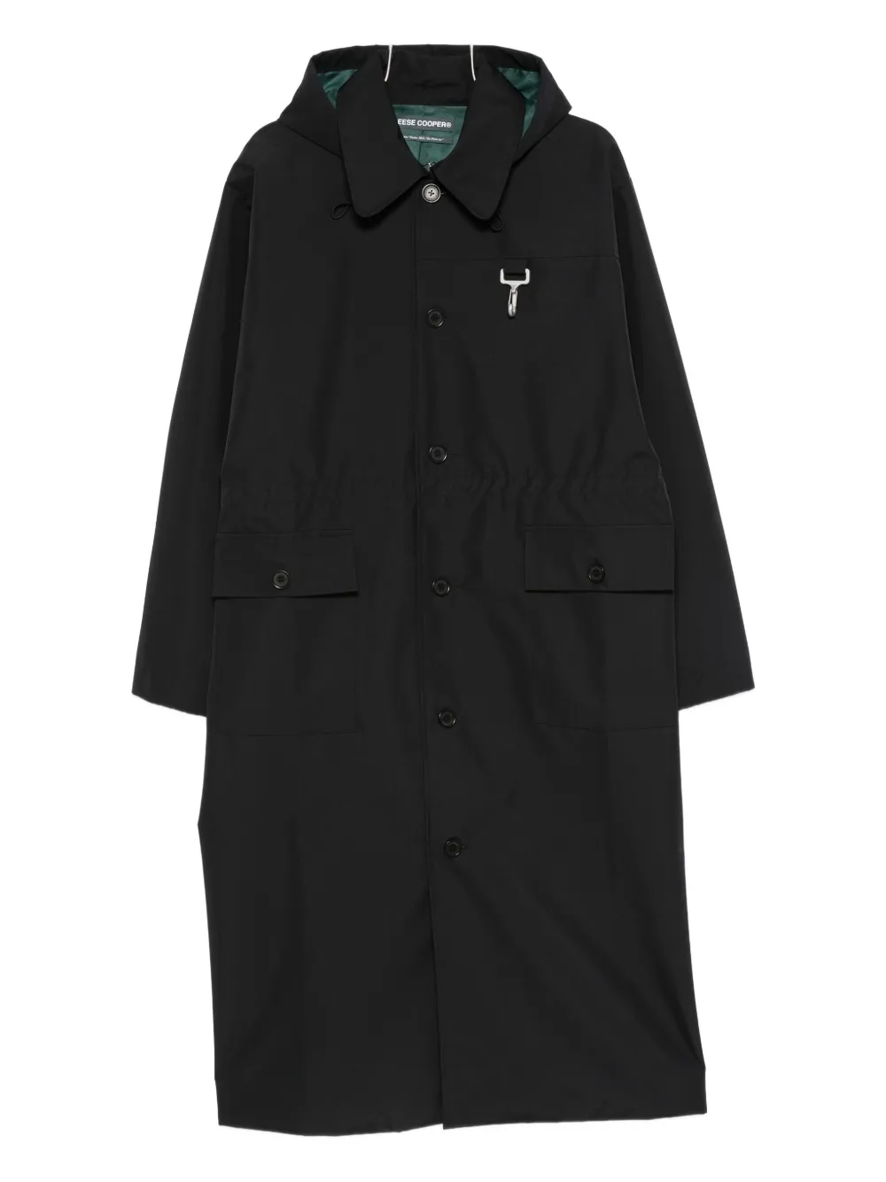 Дождевик с капюшоном и клапанами на карманах Reese Cooper, черный
Дождевик с капюшоном и клапанами на карманах Reese Cooper, черный