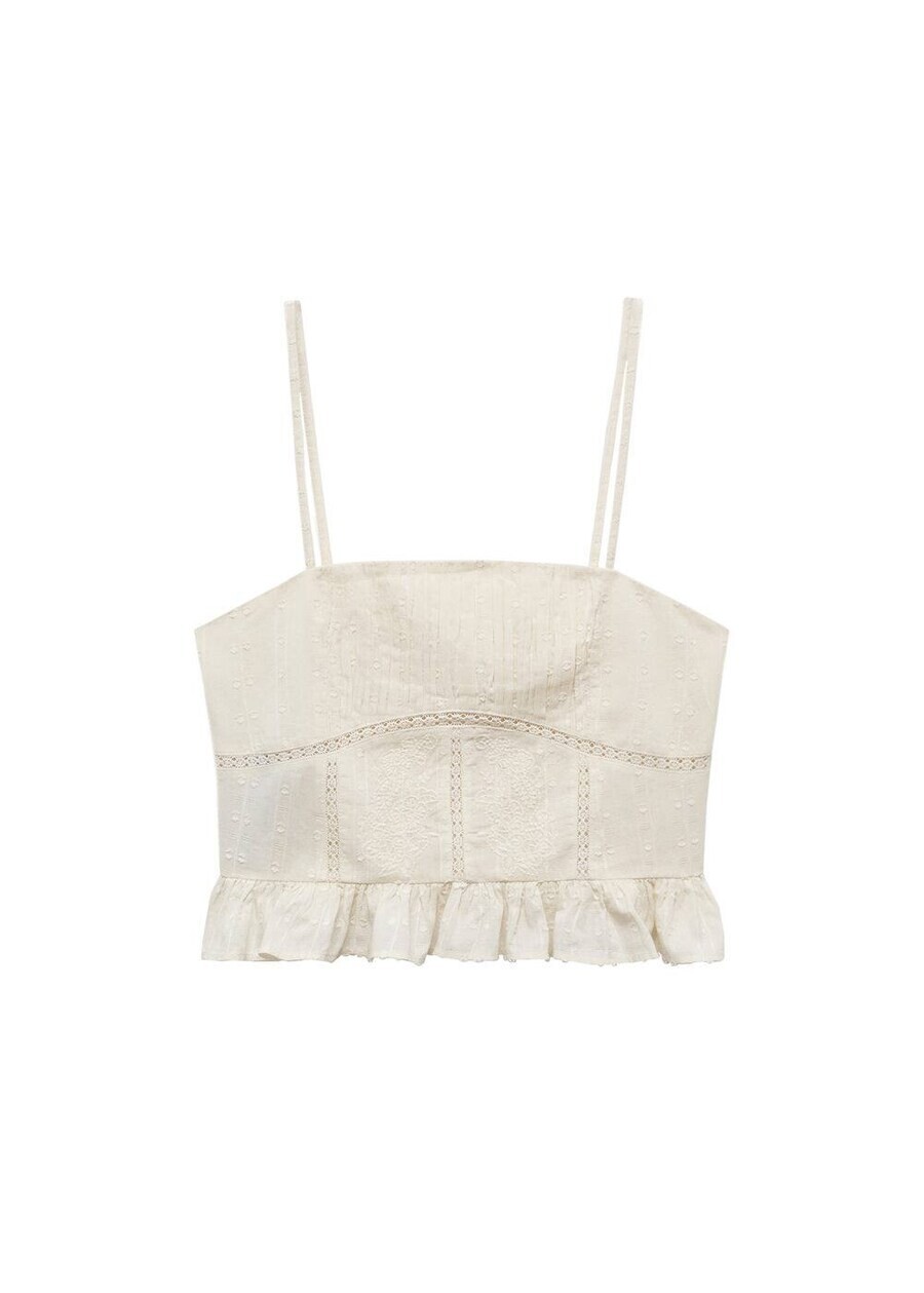 Топ Mango PERLA, пятнистый белый
Топ Mango PERLA, пятнистый белый