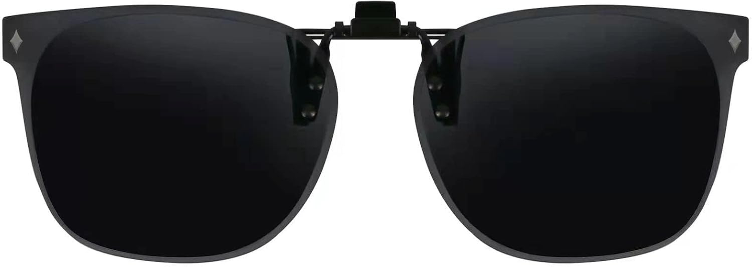 Солнцезащитные очки-клипсы, надеваемые поверх очков с диоптриями, поляризованные, с антибликовым покрытием, откидные, с защитой от УФ-излучения, для мужчин и женщин ARCAMOY, Black
Солнцезащитные очки-клипсы, надеваемые поверх очков с диоптриями, поляризованные, с антибликовым покрытием, откидные, с защитой от УФ-излучения, для мужчин и женщин ARCAMOY, Black