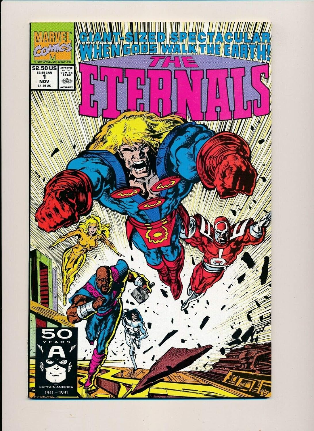 The Eternals, When Gods Walk the Earth, V. 1, # 1, Comic (Marvel Comics)
The Eternals, When Gods Walk the Earth, V. 1, # 1, Comic (Marvel Comics)