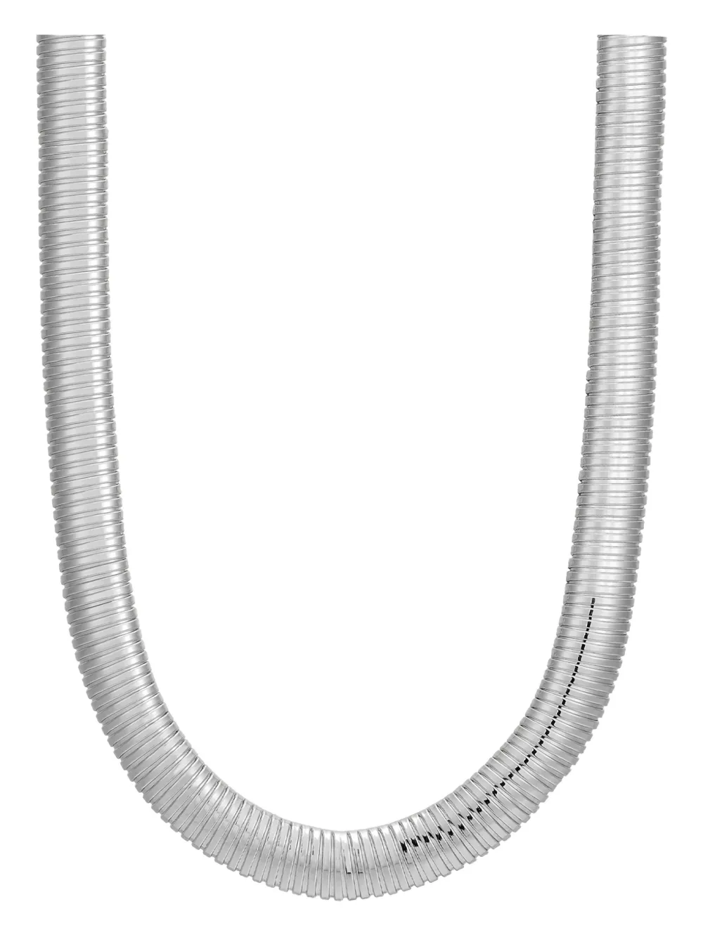 Ребристое цепочное ожерелье с эффектом змеи Luv Aj, серебряный
Ребристое цепочное ожерелье с эффектом змеи Luv Aj, серебряный