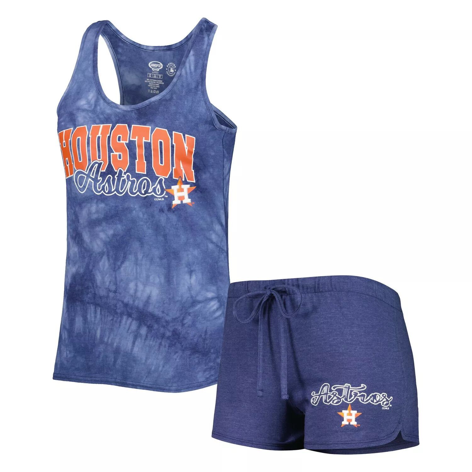 Женский комплект для сна с майкой и шортами Concepts Sport Navy Houston Astros Billboard Racerback
Женский комплект для сна с майкой и шортами Concepts Sport Navy Houston Astros Billboard Racerback