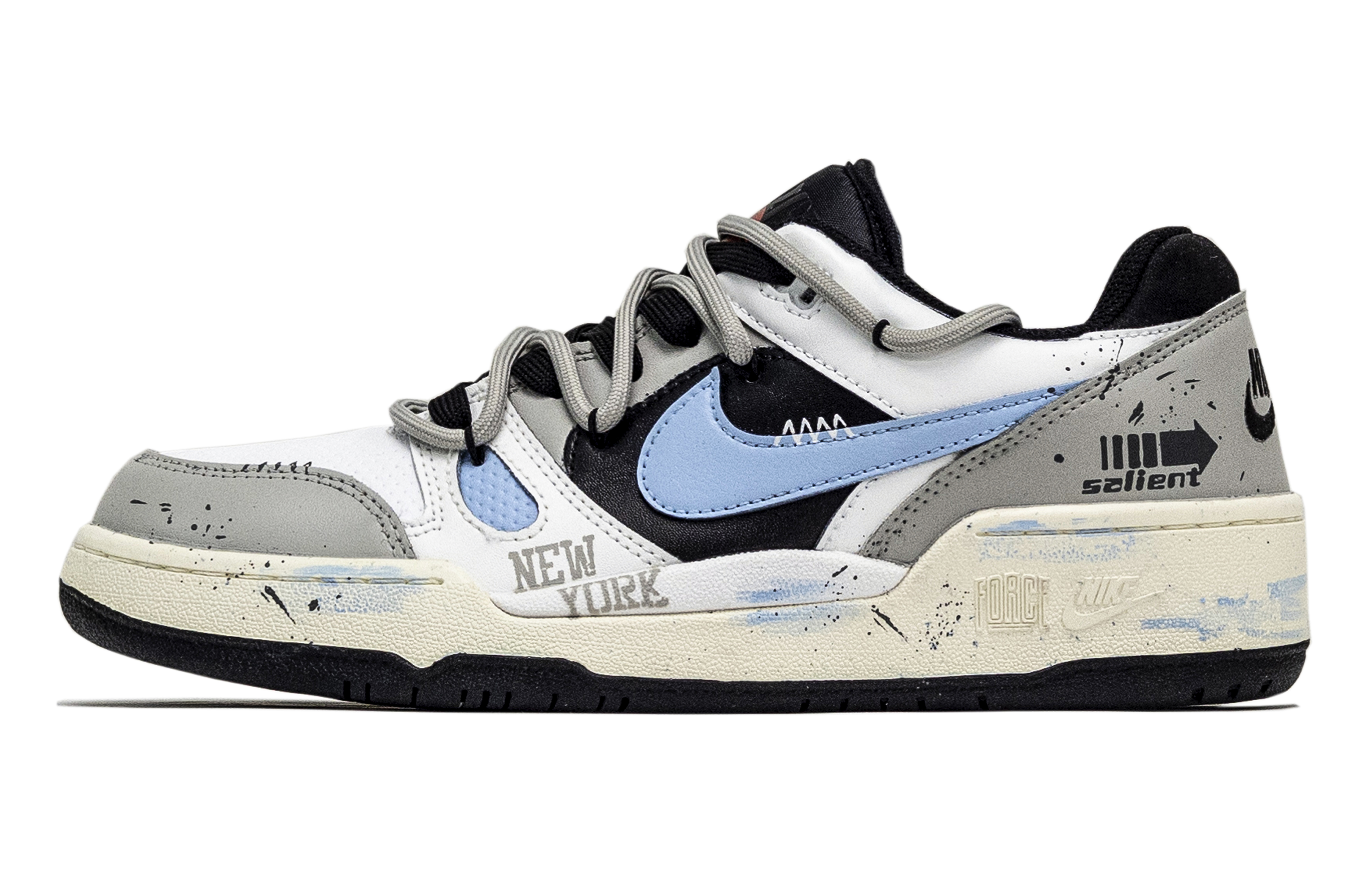 Nike Низкие противоскользящие кроссовки для скейтбординга Full Force 6688 New York, мужские, сине-серые
Nike Низкие противоскользящие кроссовки для скейтбординга Full Force 6688 New York, мужские, сине-серые