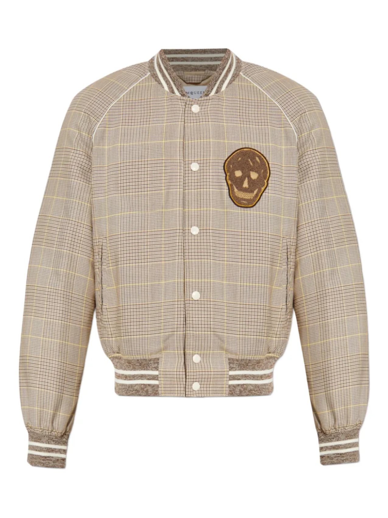 Клетчатая куртка-бомбер Alexander McQueen, нейтральный
Клетчатая куртка-бомбер Alexander McQueen, нейтральный
