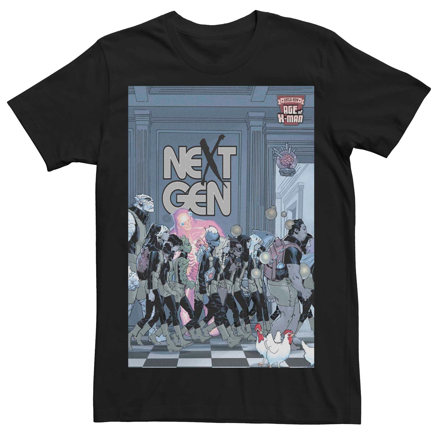 Мужская футболка с обложкой комиксов Marvel Age Of X-Man Next Gen Licensed Character
Мужская футболка с обложкой комиксов Marvel Age Of X-Man Next Gen Licensed Character