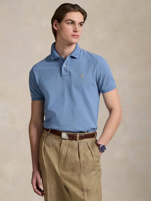 Хлопковая поло Slim Fit с коротким рукавом Ralph Lauren, Channel Blue/C8640
Хлопковая поло Slim Fit с коротким рукавом Ralph Lauren, Channel Blue/C8640