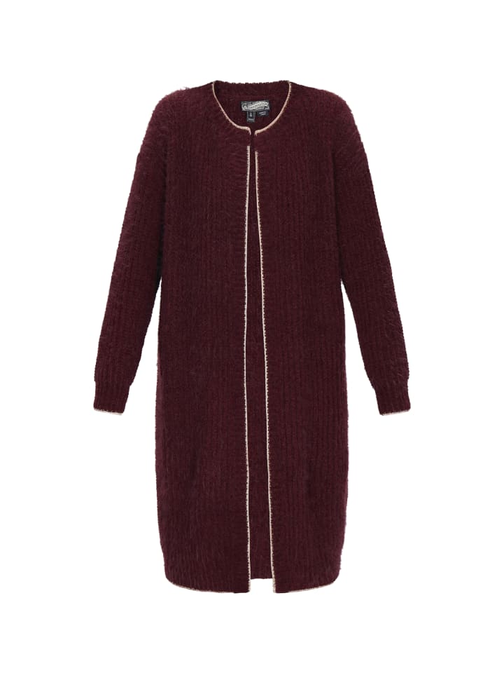 DreiMaster Женский кардиган бордового цвета
DreiMaster Женский кардиган бордового цвета