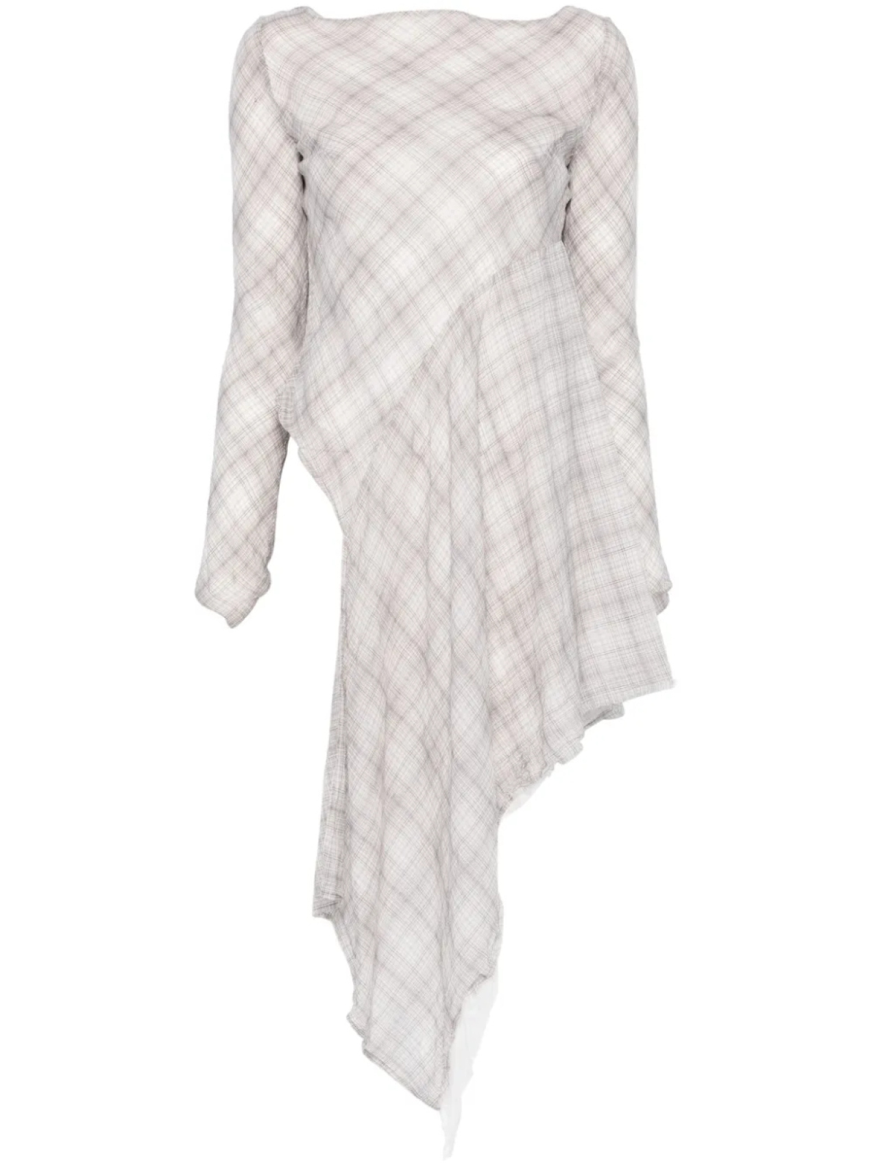 Асимметричный топ от Marc Le Bihan, серый 
Асимметричный топ от Marc Le Bihan, серый