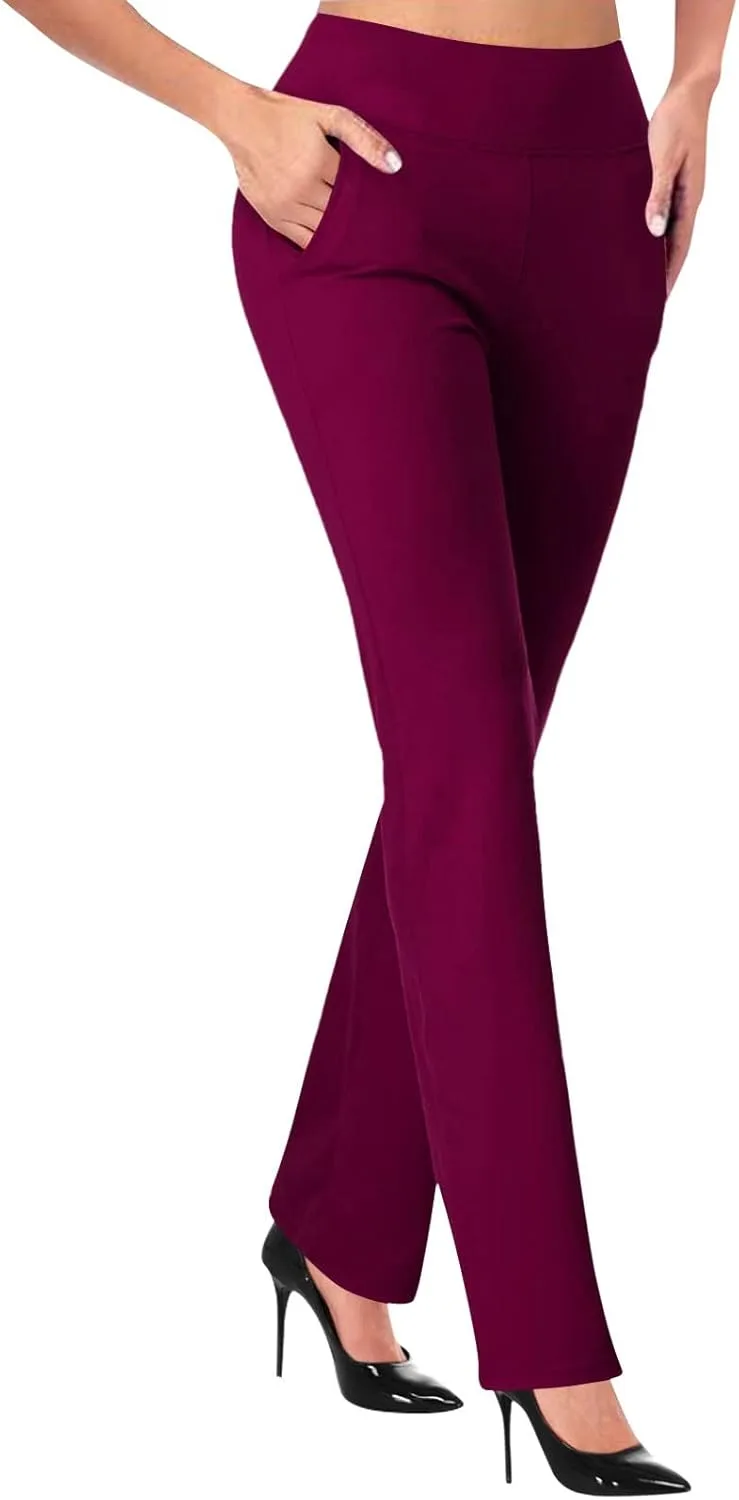 Женские брюки Flare Leggings для офиса, облегающие, с эластичным поясом и карманами
Женские брюки Flare Leggings для офиса, облегающие, с эластичным поясом и карманами