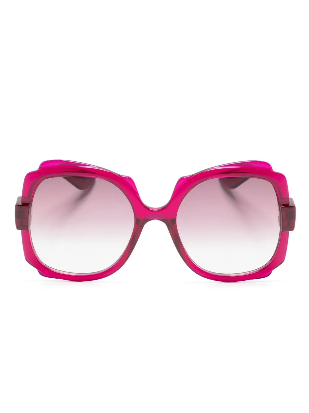 Солнцезащитные очки с эффектом градиента Gucci Eyewear, фиолетовый 
Солнцезащитные очки с эффектом градиента Gucci Eyewear, фиолетовый