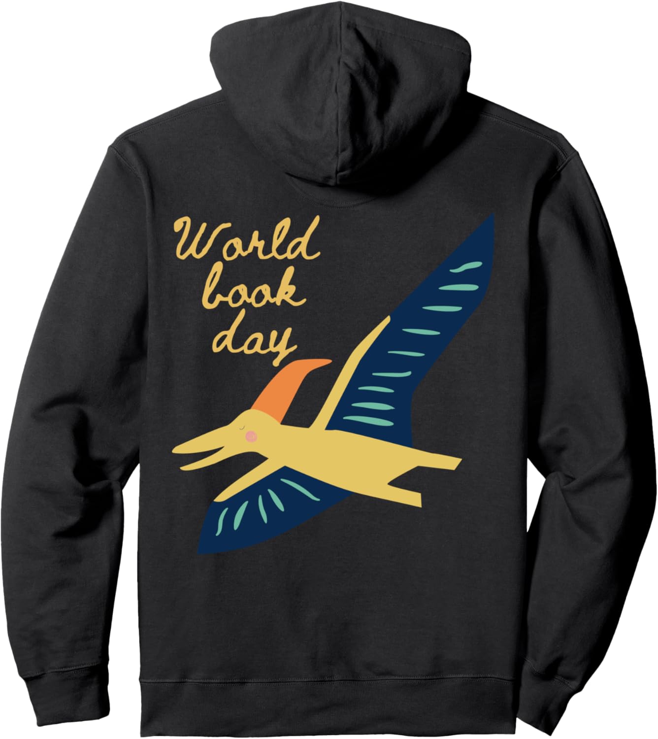 Худи с изображением летающего динозавра ко Всемирному дню книги World Book Club Day Store, черный
Худи с изображением летающего динозавра ко Всемирному дню книги World Book Club Day Store, черный