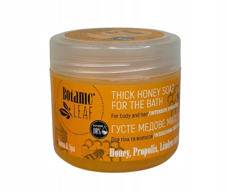 BOTANIC LEAF Густое мыло для ванны с медом 300 мл
BOTANIC LEAF Густое мыло для ванны с медом 300 мл