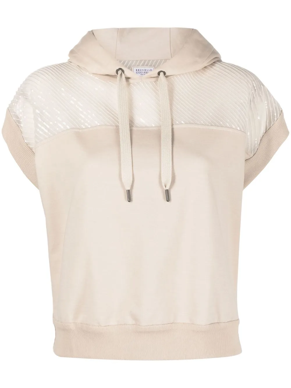 Худи без рукавов Brunello Cucinelli, нейтральный
Худи без рукавов Brunello Cucinelli, нейтральный