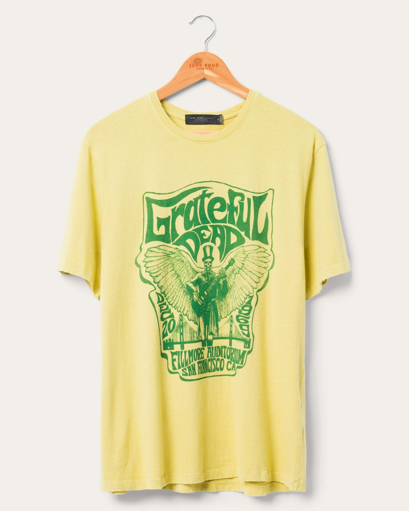 Винтажная футболка Grateful Dead Fillmore Auditorium Junk Food Clothing, цвет muted lime
Винтажная футболка Grateful Dead Fillmore Auditorium Junk Food Clothing, цвет muted lime