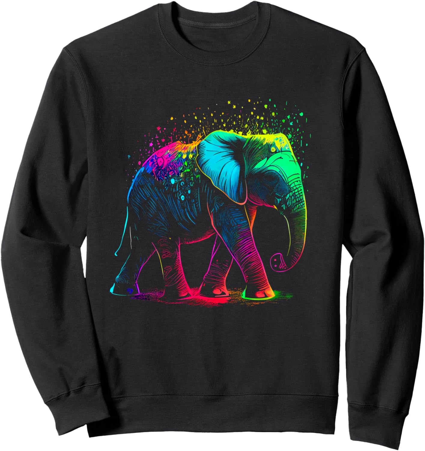 Толстовка с изображением радужного слона и красочной дикой природы Colorful Elephant Rainbow Animal Safari Jungle, черный
Толстовка с изображением радужного слона и красочной дикой природы Colorful Elephant Rainbow Animal Safari Jungle, черный