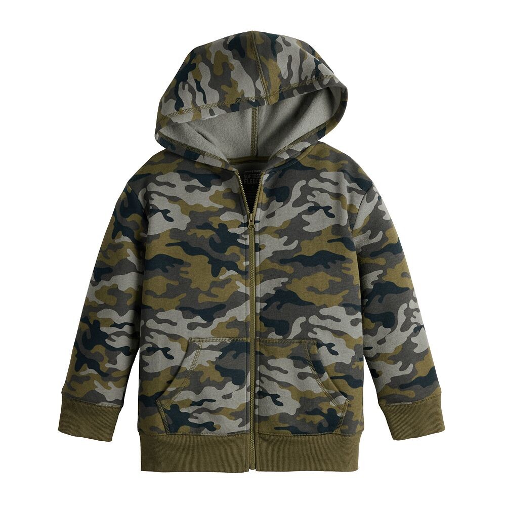 Флисовая худи Jumping Beans на молнии для мальчиков 4–12 лет, цвет Green Olive Camo
Флисовая худи Jumping Beans на молнии для мальчиков 4–12 лет, цвет Green Olive Camo