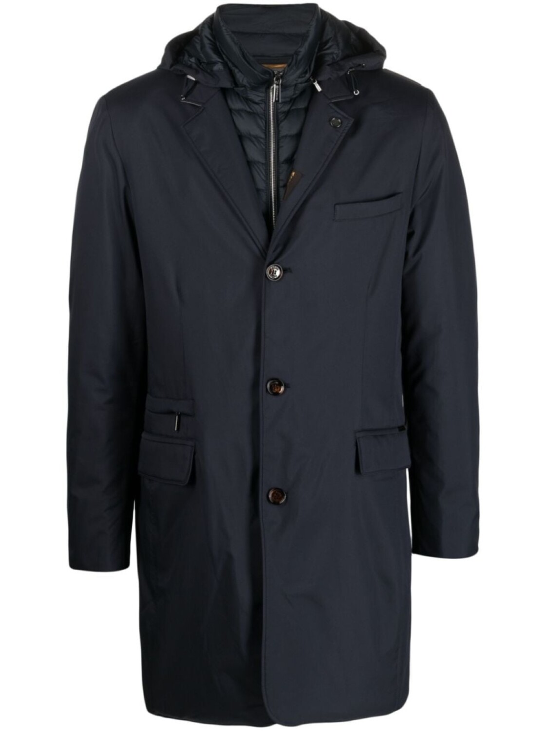 Moorer однобортный пуховик Redon, синий
Moorer однобортный пуховик Redon, синий