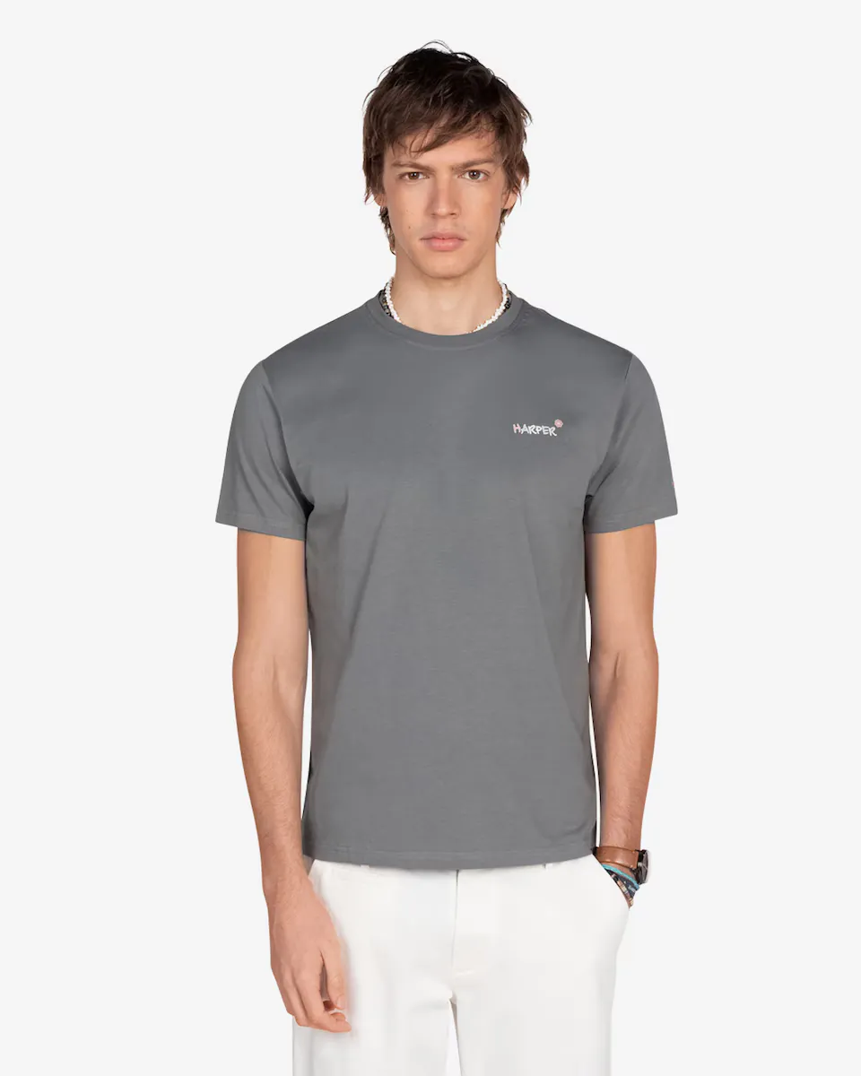 Простая мужская футболка с коротким рукавом Harper & Neyer, серый
Простая мужская футболка с коротким рукавом Harper & Neyer, серый