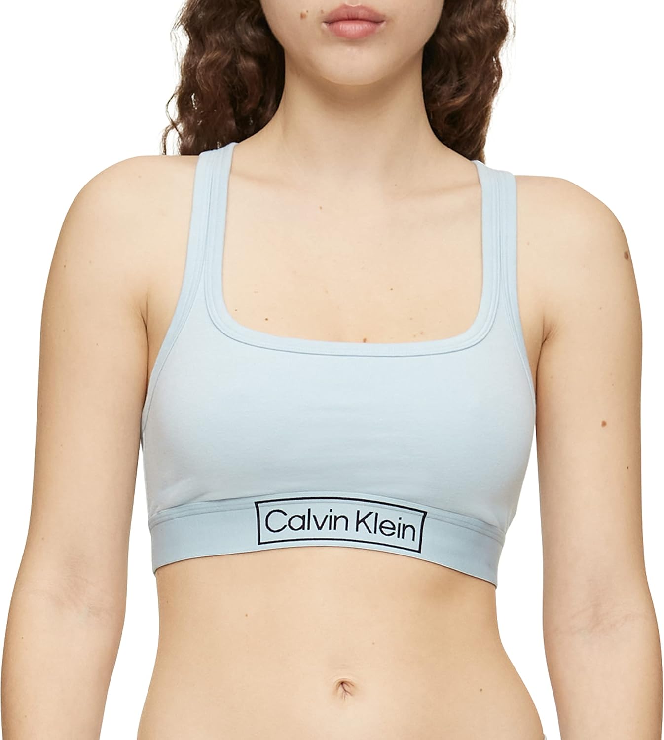 Calvin Klein Womens Reimagined Heritage Unlined Bralette, Palest Blue
Calvin Klein Womens Reimagined Heritage Unlined Bralette, Palest Blue