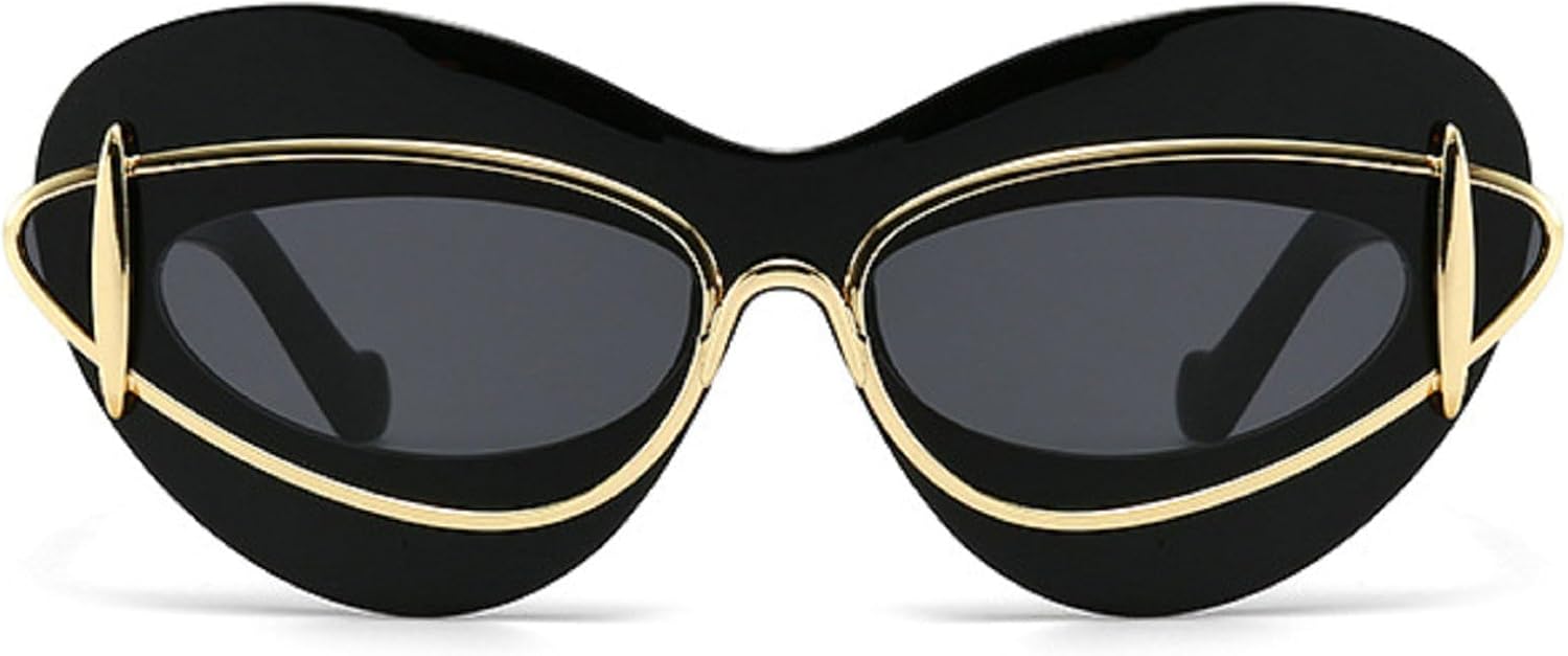 Сексуальные солнцезащитные очки в стиле панк Y2K «кошачий глаз» для женщин, 2024 год, роскошные винтажные солнцезащитные очки в ретро-стиле с двойной оправой, защита от УФ-излучения UV400 mincl, Black Gold
Сексуальные солнцезащитные очки в стиле панк Y2K «кошачий глаз» для женщин, 2024 год, роскошные винтажные солнцезащитные очки в ретро-стиле с двойной оправой, защита от УФ-излучения UV400 mincl, Black Gold