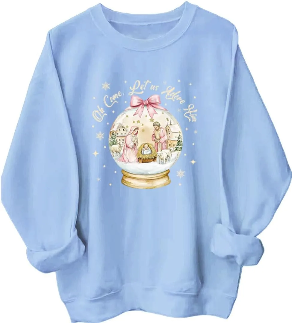 Толстовка с принтом "Oh Come Let Us Adore Him" Batclock
Толстовка с принтом "Oh Come Let Us Adore Him" Batclock