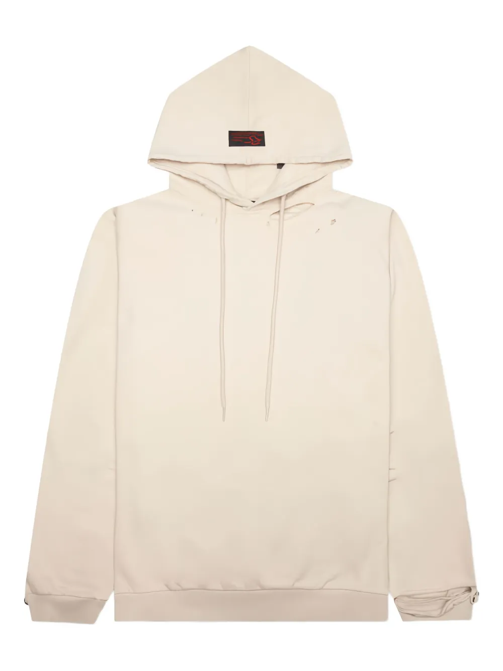 Потертая толстовка с капюшоном Raf Simons, нейтральный 
Потертая толстовка с капюшоном Raf Simons, нейтральный