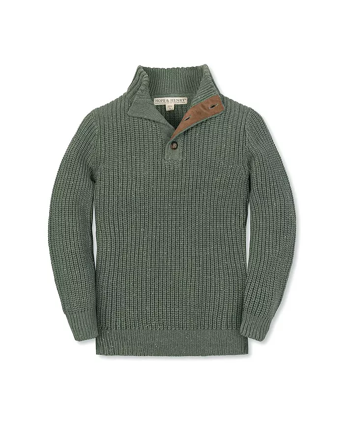 Органический кардиган с воротником-стойкой для мальчиков и девочек Hope & Henry, зеленый
Органический кардиган с воротником-стойкой для мальчиков и девочек Hope & Henry, зеленый