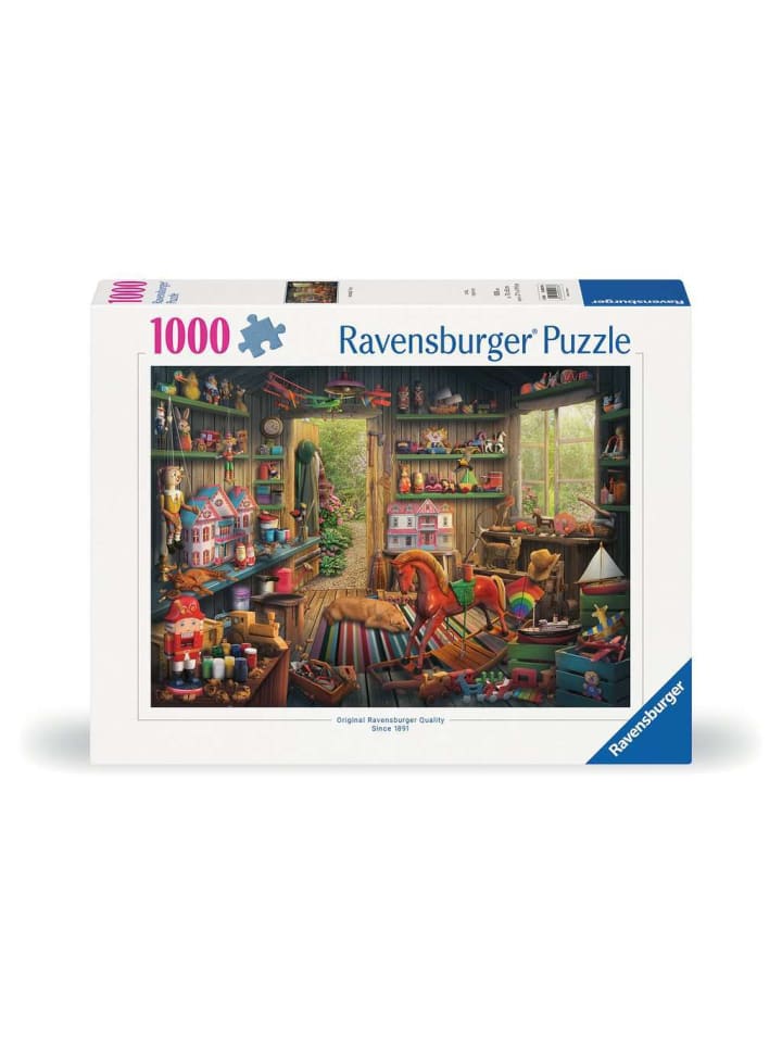 Пазл Ravensburger из 1000 деталей, винтажные игрушки в красочном исполнении
Пазл Ravensburger из 1000 деталей, винтажные игрушки в красочном исполнении