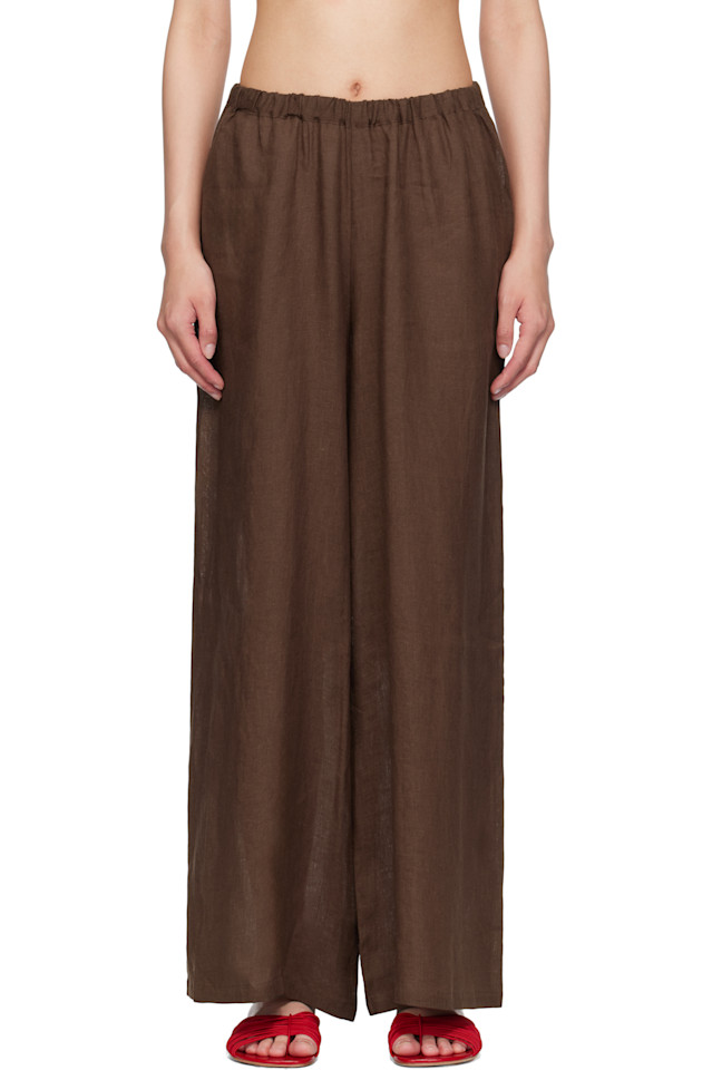 Брюки для отдыха цвета сепия Baserange, коричневый
Брюки для отдыха цвета сепия Baserange, коричневый