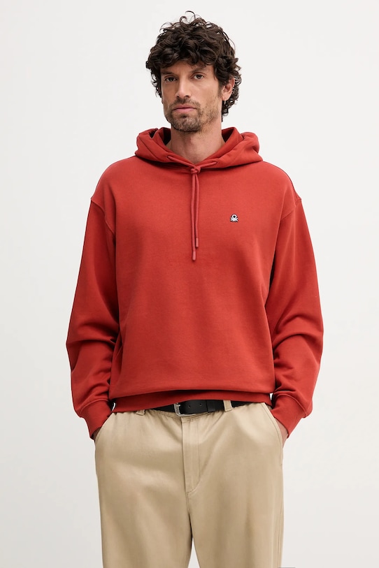 Хлопковая толстовка United Colors Of Benetton, оранжевый
Хлопковая толстовка United Colors Of Benetton, оранжевый