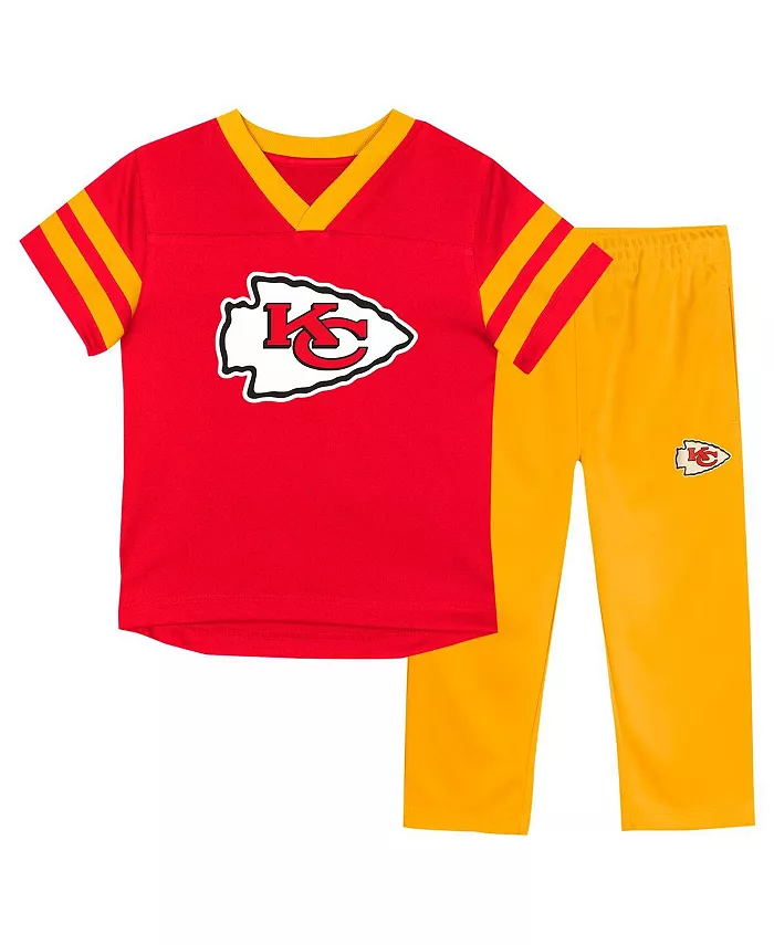 Комплект из двух предметов: футболка и штаны Kansas City Chiefs для малышей Outerstuff
Комплект из двух предметов: футболка и штаны Kansas City Chiefs для малышей Outerstuff