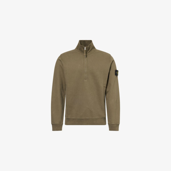 Свитшот Stone Island с высоким воротником, зеленый
Свитшот Stone Island с высоким воротником, зеленый