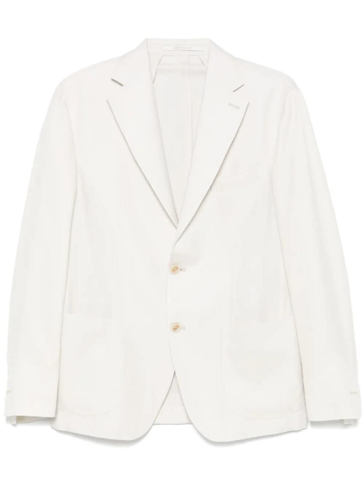 Eleventy однобортный пиджак, белый
Eleventy однобортный пиджак, белый