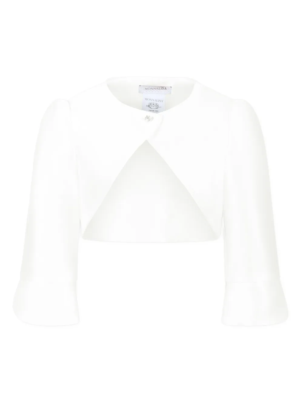 Кардиган на пуговице Monnalisa, белый
Кардиган на пуговице Monnalisa, белый