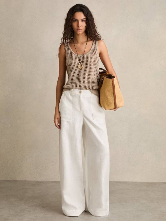 Брюки Ashby Pure Linen Reiss, White
Брюки Ashby Pure Linen Reiss, White