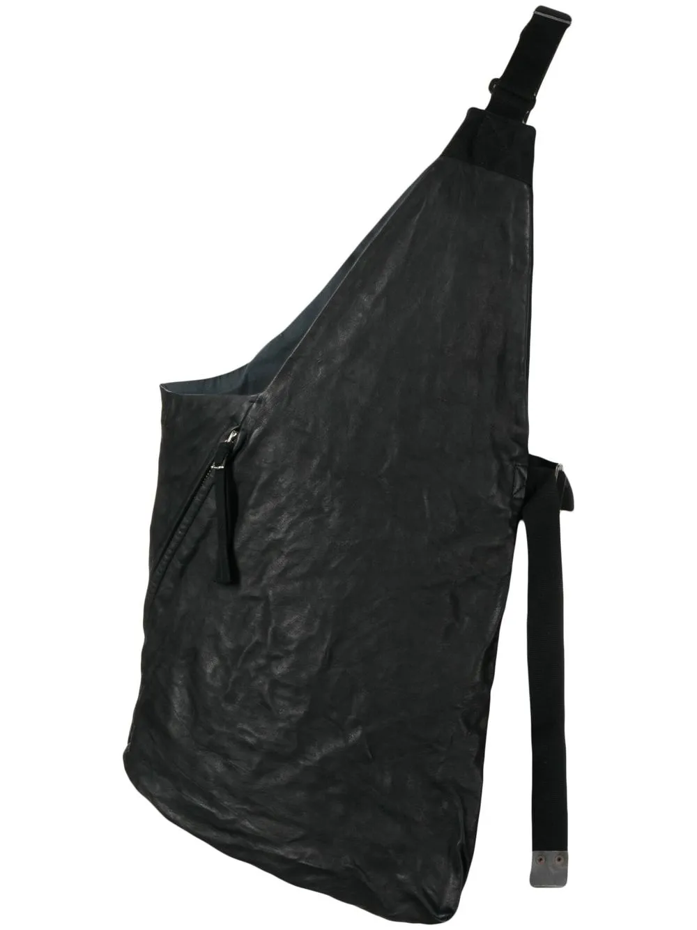 Кожаный топ на одно плечо Boris Bidjan Saberi, черный
Кожаный топ на одно плечо Boris Bidjan Saberi, черный