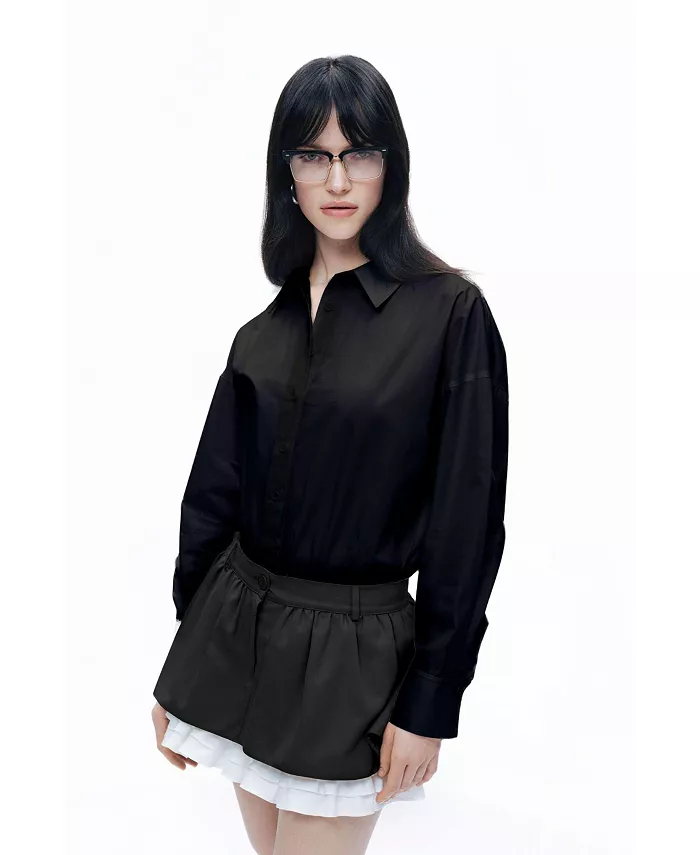 Женский боди с воротником-стойкой NOCTURNE, черный
Женский боди с воротником-стойкой NOCTURNE, черный